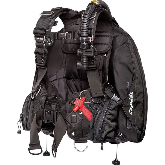 Zeagle Ranger LTD w/ Inflator, Hose and RE Valve - Black - Medium