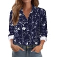 thumbnail image 1 of Zeagoo Button Down Shirts for Women Business Casual Printed Dressy Tops Long Sleeve Work Blouses Spring Shirts, 1 of 6