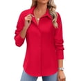 thumbnail image 1 of Zeagoo Button Down Shirts for Women Wrinkle Free Long Sleeve Collared Dress Blouses Casual Work Office Tunics Tops, 1 of 6