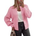 thumbnail image 1 of Zeagoo Cardigan Sweaters for Women Long Sleeve Chunky Knit Cardigan CEW Neck Button Down Fall Fashion, 1 of 6