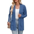 thumbnail image 1 of Zeagoo Cardigan for Women Long Sleeve Open Front Sweaters Casual Loose Lightweight Cardigans with Pockets, 1 of 6