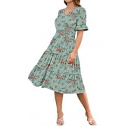 green emerald velvet dress Terani Couture 252C5014 - Tea Length Sheath Dress main image 1