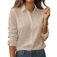 thumbnail image 1 of Zeagoo Long Sleeve Button Down Shirts for Women Business Casual Blouses Button Up Clothes Fashion Tops, 1 of 6