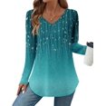 thumbnail image 1 of Zeagoo Long Sleeve Tops for Womens Floral Blouse Casual Basic Tunic Tops to Wear with Leggings Shirts, 1 of 6