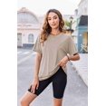 thumbnail image 1 of Zeagoo Oversized T Shirts for Women Summer Short Sleeve Tops Loose Crew Neck Trendy Clothes, 1 of 4