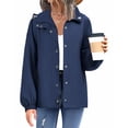 thumbnail image 1 of Zeagoo Spring Rain Coats for Women Rain Jacket Lightweight Waterproof Jackets with Hood Fashion Windproof Raincoat with Pockets, 1 of 6