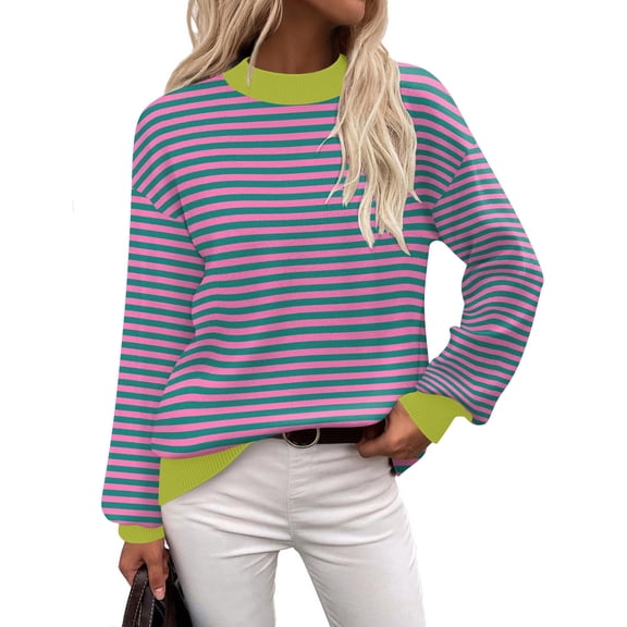 Zeagoo Sweaters for Women Fall Fashion Trendy Long Sleeve Turtleneck Pullover Lantern Knit Sweater Tops