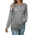 thumbnail image 1 of Zeagoo Tshirts For Women Thumb Hole Cotton Long Sleeve Shirts Tunic Blouses for Leggings, 1 of 7