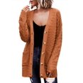 thumbnail image 1 of Zeagoo Women' Cardigans Long Sleeveless Sweater Button Down Open Front Colorblock Clothes, 1 of 5
