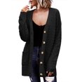 thumbnail image 1 of Zeagoo Women' Cardigans Long Sleeveless Sweater Button Down Open Front Colorblock Clothes, 1 of 5