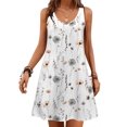 thumbnail image 1 of Zeagoo Women's Casual Tshirt Dress with Pockets Summer Flowy Beach Dresses V Neck Women Sleeveless Tank Dress Short Mini Sundresses, 1 of 5