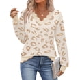 thumbnail image 1 of Zeagoo Women's Fall Sweater Casual Long Sleeve Lightweight Ribbed Knit Pullover Sweaters Dressy Casual Tops, 1 of 6