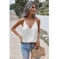 thumbnail image 1 of Zeagoo Women's Satin Tank Top V Neck Summer Camisole Soft Spaghetti Strap Shirt, 1 of 7