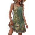 thumbnail image 1 of Zeagoo Women's Summer Dress Sleeveless V-Neck A Line Casual T Shirt Beach Boho Tank Dress, 1 of 6
