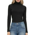 thumbnail image 1 of Zeagoo Women's Turtleneck Long Sleeve Tops Lightweight Base Layer T-Shirts Solid Slim Fit Thermal Top, 1 of 5