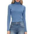 thumbnail image 1 of Zeagoo Women's Turtleneck Long Sleeve Tops Lightweight Base Layer T-Shirts Solid Slim Fit Thermal Top, 1 of 6