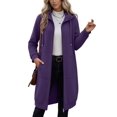 thumbnail image 1 of Zeagoo Women's Zip Up Hoodies Long Tunic Sweatshirts with Pockets Fleece Casual Long Sleeve Fall Jacket Coat, 1 of 6