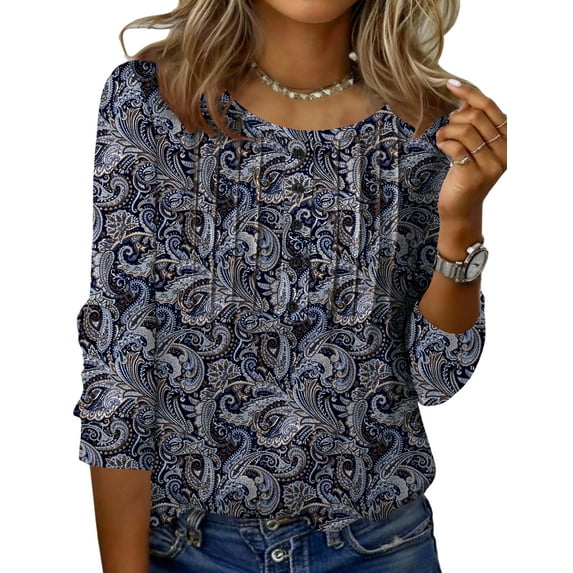 Zeagoo Womens Blouses Womens Tops Casual Crew Neck Shirts Basic Tees Business Work Blouses Beach Vacation Clothes for Women Green