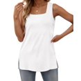 thumbnail image 1 of Zeagoo Womens Casual Tank Top Basic Solid Flowy Tank Tops Square Neck Sleeveless Lightweight Summer Tops, 1 of 6