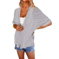 thumbnail image 1 of Zeagoo Womens Lightweight Cardigan Short Sleeve Cardigans Open Front Beach Coverup, 1 of 6