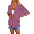 thumbnail image 1 of Zeagoo Womens Lightweight Cardigan Short Sleeve Cardigans Open Front Beach Coverup, 1 of 6
