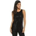 thumbnail image 1 of Zeagoo Womens Sparkle Shimmer Camisole Vest Glitter Sequin Tank Top Shirt Tanks, 1 of 9
