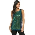 thumbnail image 1 of Zeagoo Womens Sparkle Shimmer Camisole Vest Glitter Sequin Tank Top Shirt Tanks, 1 of 9
