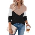 thumbnail image 1 of Zeagoo Womens Sweaters Fall V Neck Long Sleeve Tops Business Casual, 1 of 6