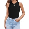 thumbnail image 1 of Zeagoo Womens Tank Top Racerback Crowl Neck Casual Basic Ribbed Knit Fitted Sleeveless Shirts, 1 of 6