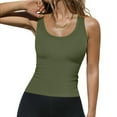 thumbnail image 1 of Zeagoo Womens Tank Tops 2025 Scoop Neck Ribbed Sleeveless Top Casual Basic Slim Fitted Knit Cami Tee Shirts, 1 of 5
