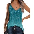 thumbnail image 1 of Zeagoo Womens V Neck Cami Tank Top Strap Sleeveless T Shirt Casual Loose Cotton Vest Blouse, 1 of 6