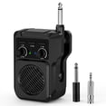 thumbnail image 1 of ZealSound Mini Guitar Amp with Bluetooth, 5W Portable Practice Amp with 4 Built-in Effects (Clean, Overdrive, Distortion, Reverb), USB Playback, Rechargeable Up to 8 Hours for Electric Guitar & Bass, 1 of 9