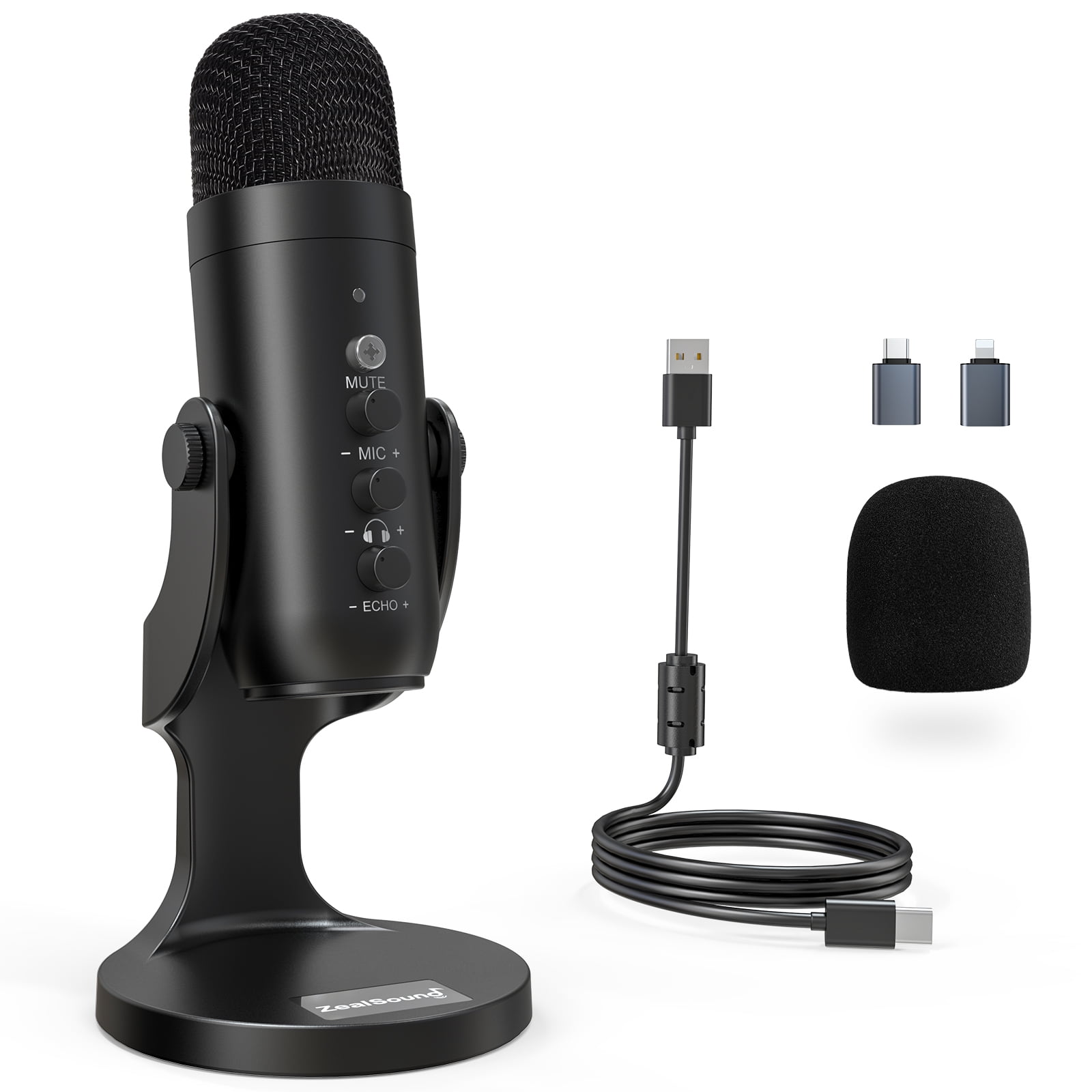USB Microphone, MAONO 192KHZ/24Bit Plug & Play PC Computer Podcast