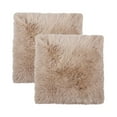 thumbnail image 1 of Natural New Zealand Sheepskin Chair Pad | 2-Pack | Taupe | 17"x17", 1 of 5