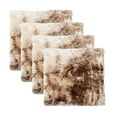 thumbnail image 1 of Natural New Zealand Sheepskin Chair Pad | 4-Pack | Gradient chocolate | 17"x17", 1 of 1