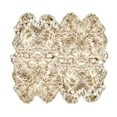 thumbnail image 1 of Zealand Sheepskin Octo Rug 7x6 100% Natural Soft Durable, 1 of 5