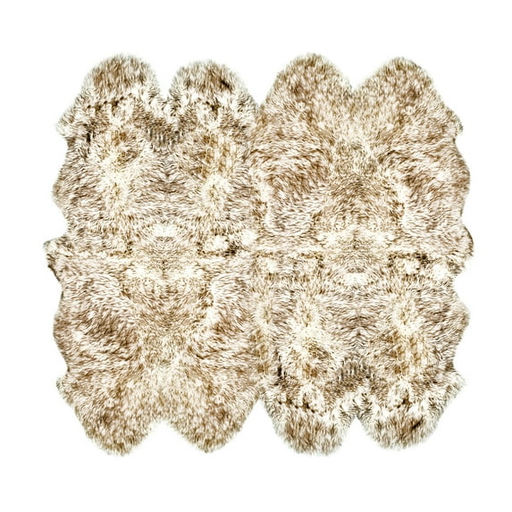 Zealand Sheepskin Octo Rug 7x6 100% Natural Soft Durable