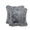 thumbnail image 1 of Zealand Sheepskin Pillow 2 Pack 12x20 Grey Soft Natural, 1 of 6