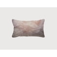 thumbnail image 1 of Natural New Zealand Sheepskin Pillow | Blush pink | 12"x20", 1 of 7