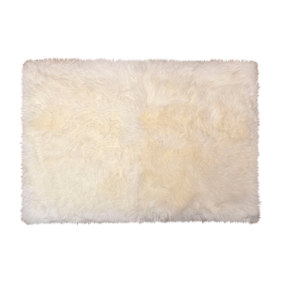 Natural New Zealand Sheepskin Trio Rectangular Rug | Natural | 3'x5'