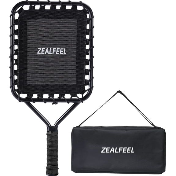 Zealfeel 19oz Baseball & Softball Fungo Racket: Scientific Weighted Training Bat with Ergonomic Grip for Hitting Pop Flies and Ground Balls