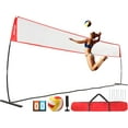 thumbnail image 1 of Zealfeel Adjustable Portable 20ft Volleyball Training Net Set with Carry Bag for Outdoor Practice, 1 of 8