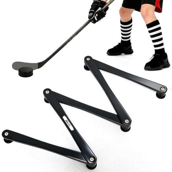 Zealfeel Portable 7-Section Hockey Stickhandling Trainer for On-Ice & Off-Ice Practice
