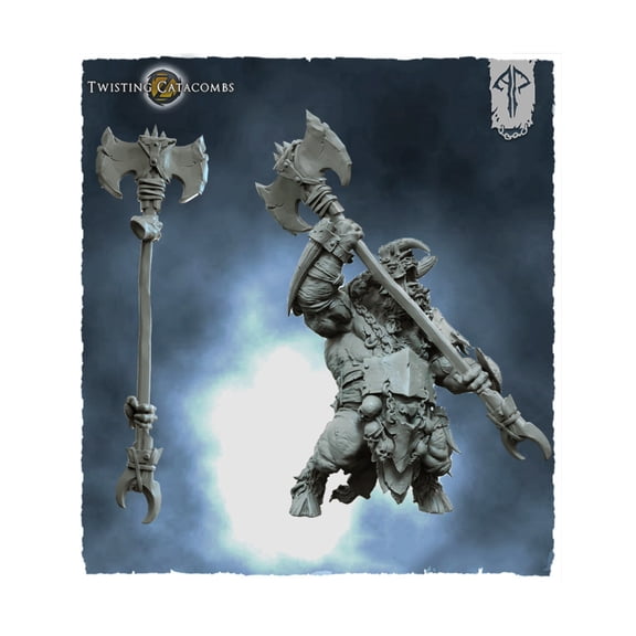 Zealot Miniatures Great Axe Minotaur New