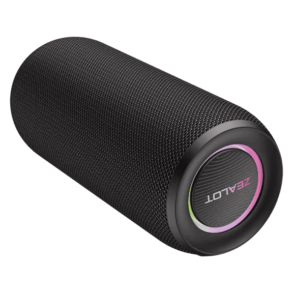 New Moon Zealot S32 Bluetooth Portable Speaker, IPX7 Waterproof Black