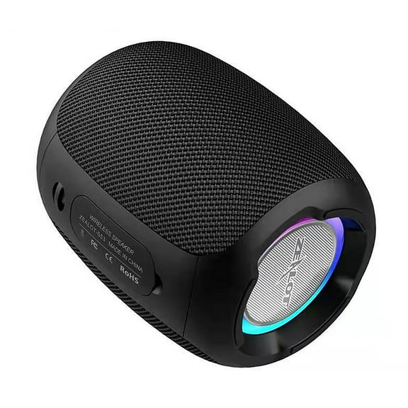 Zealot S53 Black Mini Bluetooth Speaker Portable Wireless Column Waterproof HIFI Lossless Sound Quality Stereo Subwoofer Loudspeaker