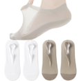 thumbnail image 1 of Zeanaturals Ultra Thin Liner Non Slip No Show Socks, No Show Socks Women Men, Soft Breathable Ice Silk Sock, 1 of 8