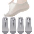 thumbnail image 1 of Zeanaturals Ultra Thin Liner Non Slip No Show Socks, No Show Socks Women Men, Soft Breathable Ice Silk Sock, 1 of 8