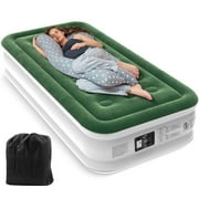Zearna 16" Twin Air Mattress Durable Blow Up Mattress with Built-in Pump for Guest Home Camping
