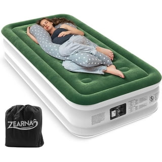  Ivation EZ-Bed (Full Size) Air Mattress with Frame & Rolling  Case, Self Inflatable, Blow Up Bed Auto Shut-Off, Comfortable Surface AirBed,  Best for Guest, Travel, Vacation, Camping : Home & Kitchen